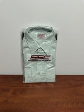 Southeastern Shirt Corporation Code 3 Green Longsleeve Shirt Sz 17.5 34/35