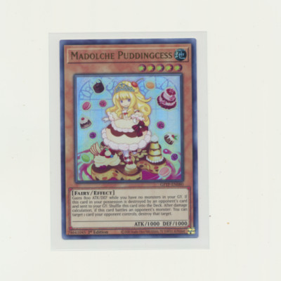 Yu-Gi-Oh Ghosts from the Past 1st Edition Madolche Puddingcess