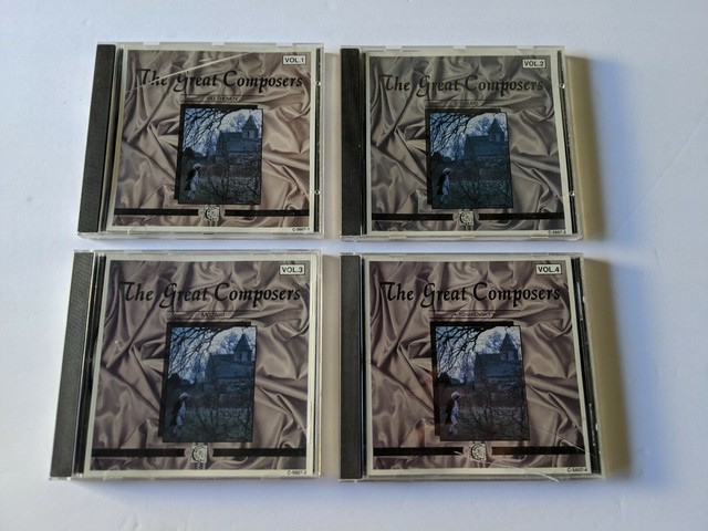 Great Composers 4 Cd Tchaikovsky Beethoven Mozart Strauss Classical Compilation Ebay