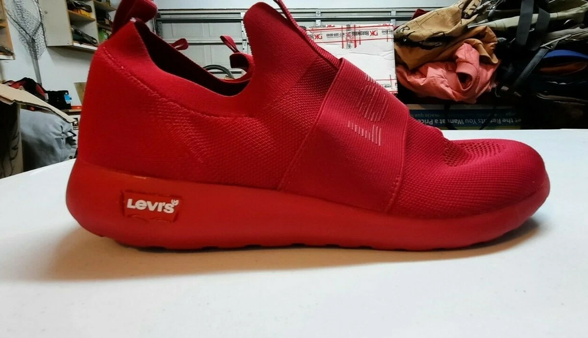 Levi's red sneakers sale