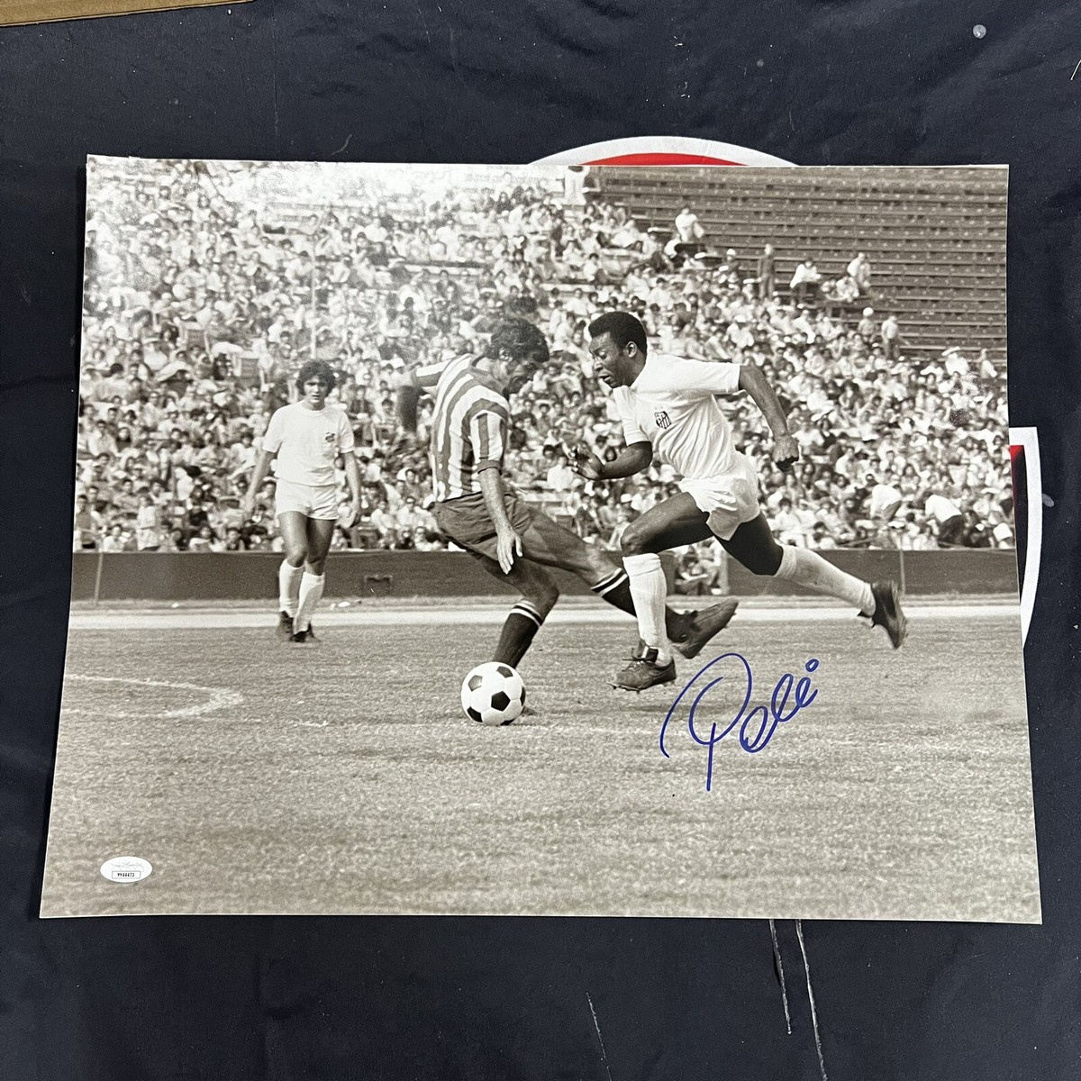 Pele Autographed Team Brazil Soccer Legend 16x20 Photo Signed JSA