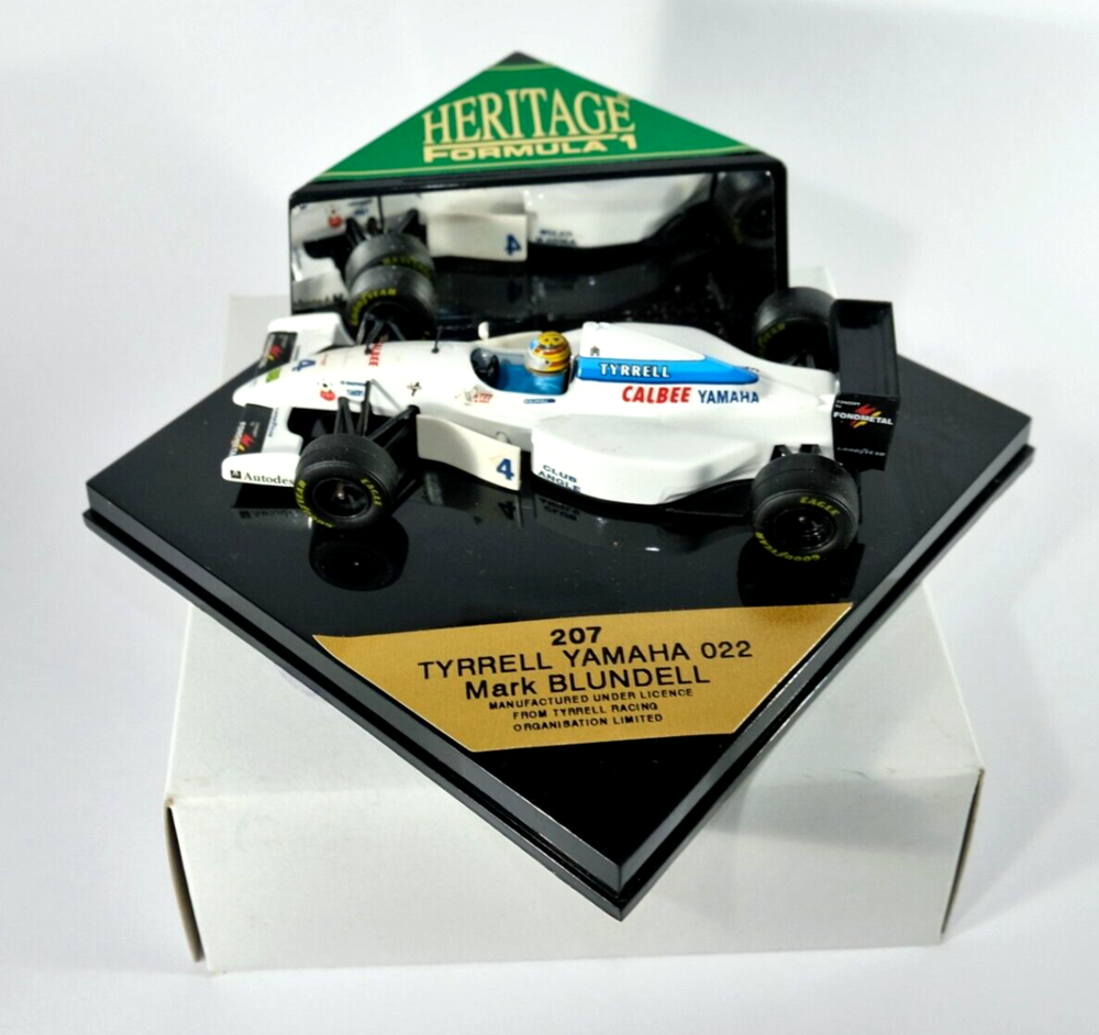 HERITAGE FORMULA 1 207 TYRRELL YAMAHA 022 MARK BLUNDELL 1:43 Model Car K2.