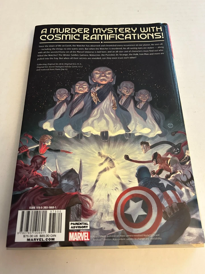 Original Sin (Marvel Comics 2014) novela gráfica de tapa dura - Aaron - Deodato Foto 2 de 2