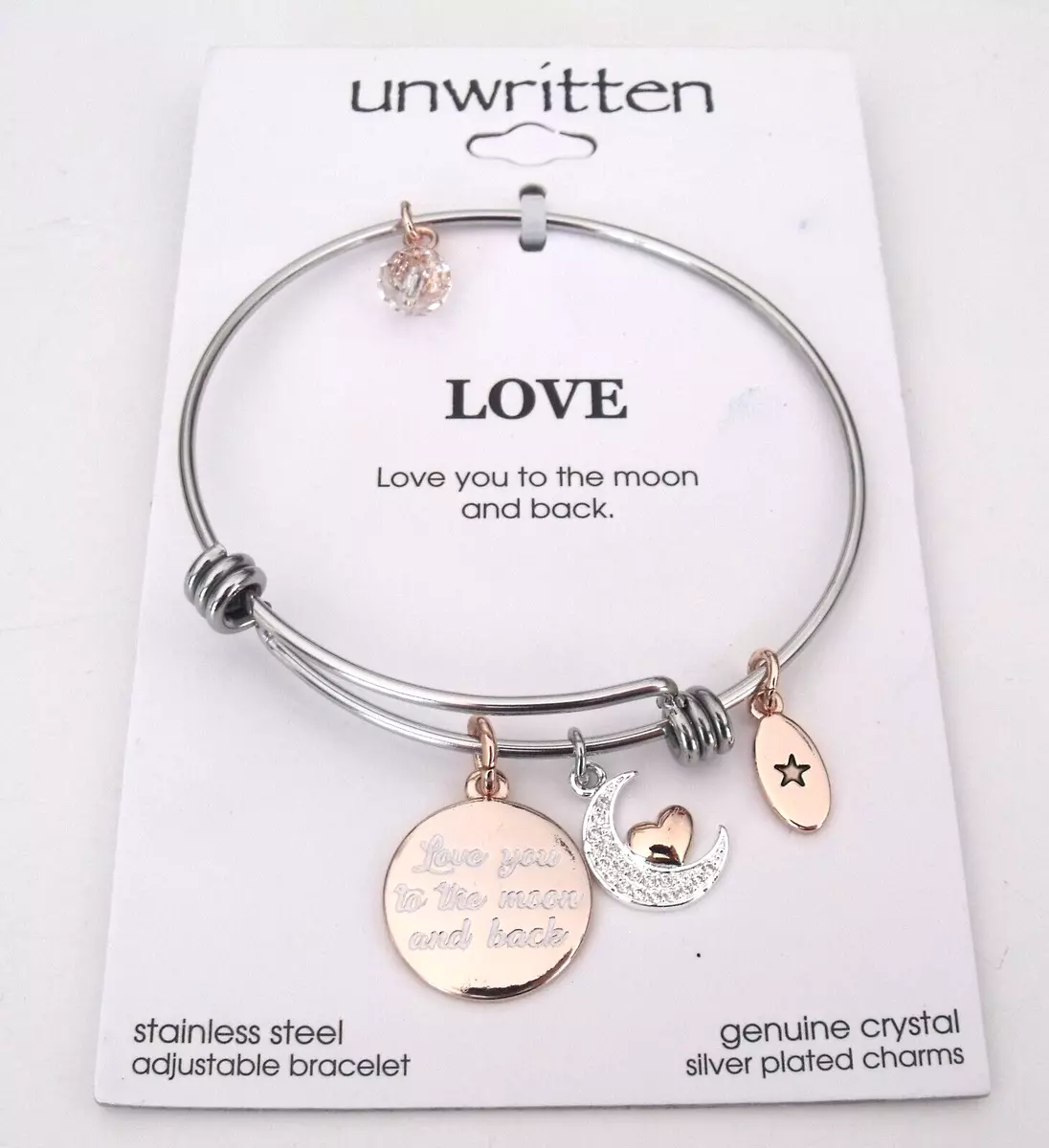 Unwritten charm hotsell bracelet