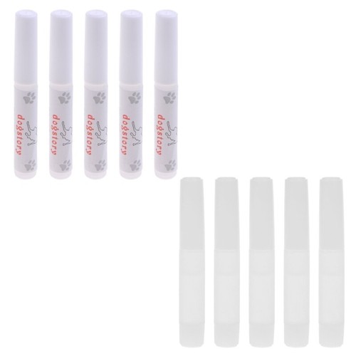 Pet Nail Cap Adhesive Glue Set with Applicator Tip Waterproof for Dog Nail Cover - Picture 3 of 8