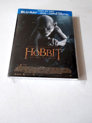 BLU-RAY "EL HOBBIT UN VIAJE INESPERADO" COMO NUEVO +DVD +LIBRO PETER JACKSON - Afbeelding 1 van 2