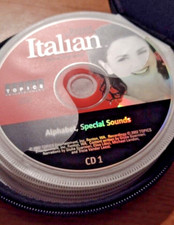 LANGUAGE LEARNING CD: ITALIAN LANGUAGE INSTRUCITION 9 DISKS 2004 w/case