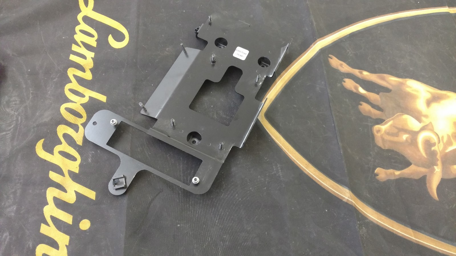 LAMBORGHINI MURCIELAGO LP640 INTERIOR ECU FUSE BOX MOUNTING BRACKET 410937539A 