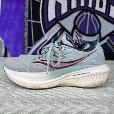 Size 7.5 - Saucony Womens Triumph 20 S10759-16 Blue Running Shoes Sneakers