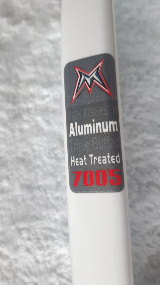 MOSSO M5 ALUMINIO 7005 HORQUILLA RÍGIDA FRENO DISCO BLANCO-ROJO BRILLO MTB 26"/27,5"/29 " Foto 3 de 4