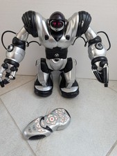 WowWee 2004 Robosapien Robot Silver/Black w/ Remote Tested/Working Demo Vid