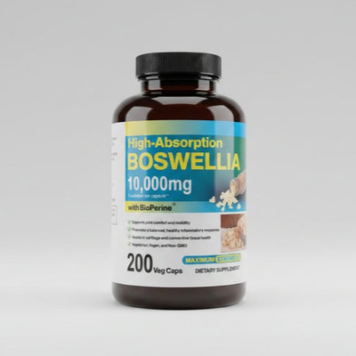 Boswellia Serrata Extract 10,000mg   200 Caps | Joint & Inflammation Support