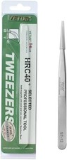 VETUS Stainless Steel Non-Magnetic Pointed Tip ST-12 Tweezers - HRC40 -Brand New