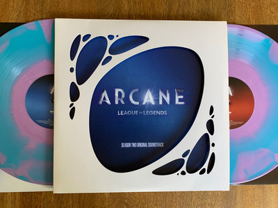 Arcane - League of Legends Season 2 (Soundtrack) - Pink + Blue Vinyl -  2 x LP