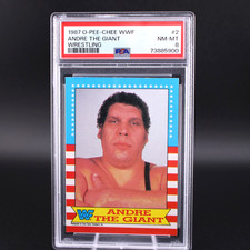 1987 Topps O-Pee-Chee WWF Andre The Giant Wrestling #2 PSA 8