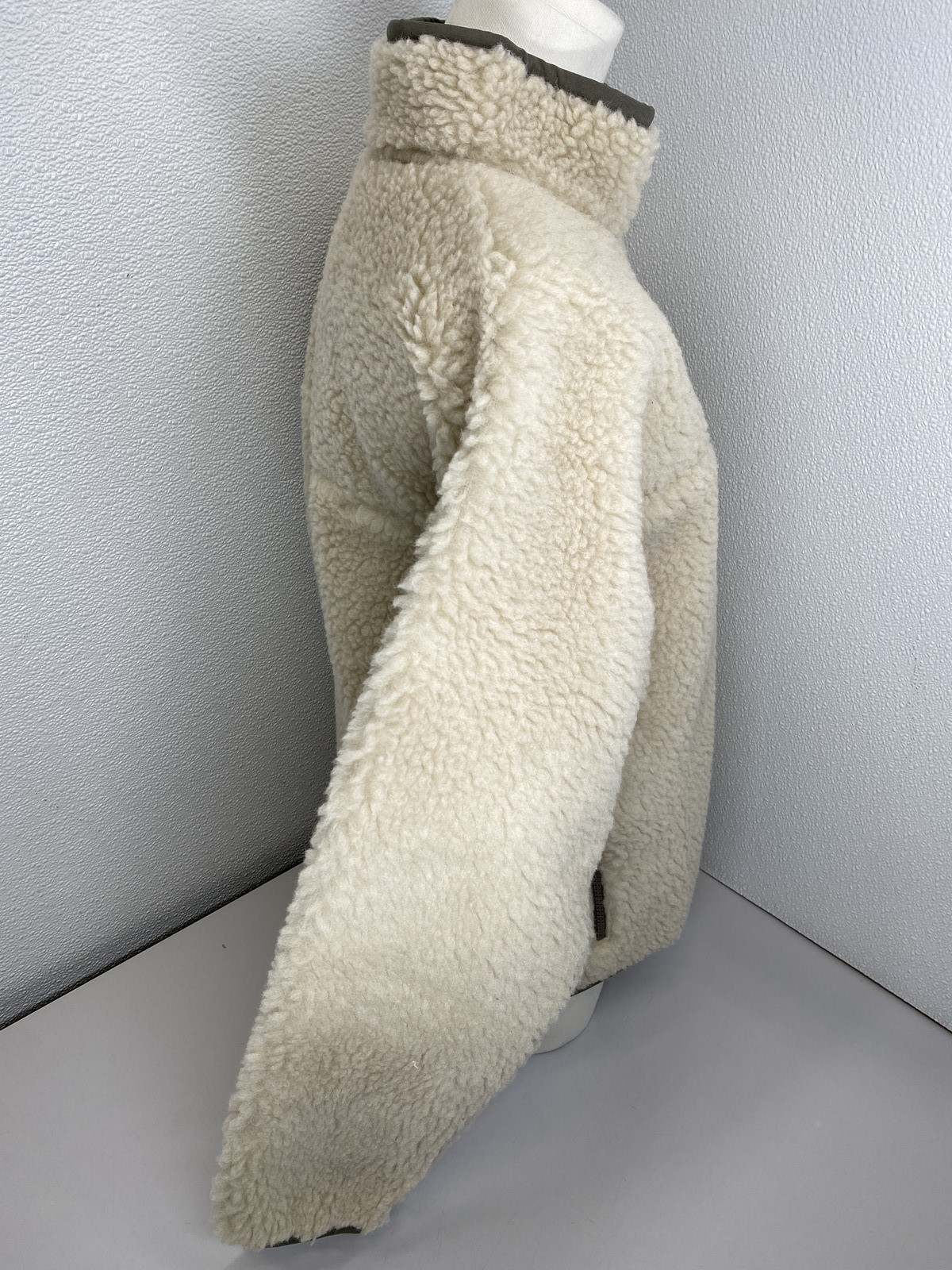 Patagonia Unisex Jacket Beige Size M S/W M Natural Blend Retro Full Zip Cardigan thumbnail 4