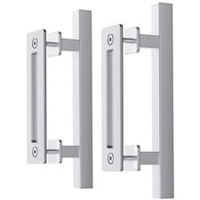 12" Stainless Steel Sliding Barn Door Pull Handle