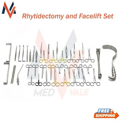 Basic Rhytidectomy and Facelift instruments Set Surgical instruments