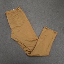 Banana Republic Traveler Pants Men 36x34 Brown Slim Fit Stretch