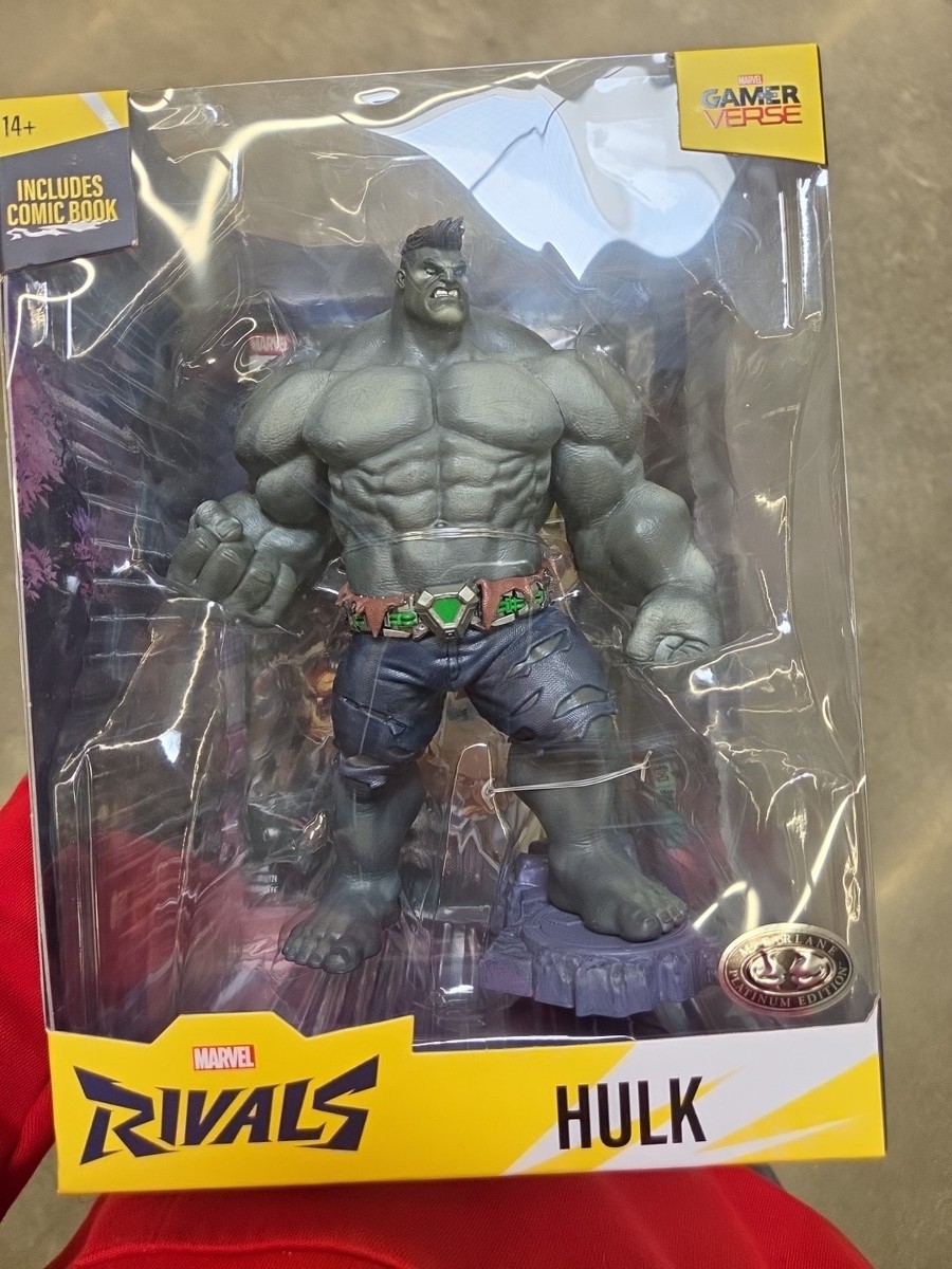 Marvel Rivals Gamer Verse McFarlane Variant Platinum Grey The Hulk