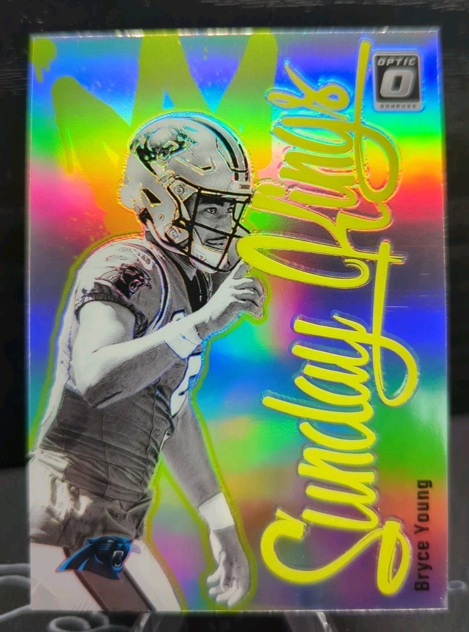 2024 Panini Donruss Optic Bryce Young Sunday Kings Case Hit SSP #16 Panthers