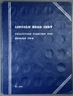 1941-1963 LINCOLN WHEAT/MEMORIAL CENTS ALBUM Complete 70 Coins Whitman#9030 6927