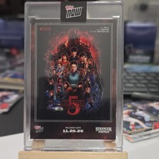 Topps Now Stranger Things Season 5 2025 Limited Edition Non-Sport Trading Card