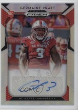 2019 Panini Prizm Draft Picks Silver Germaine Pratt #192 Auto 1q03