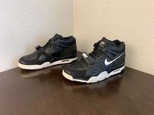 NIKE AIR TRAINER 3 III BLACK-WHITE  CN9750-001 Kids Size 6Y