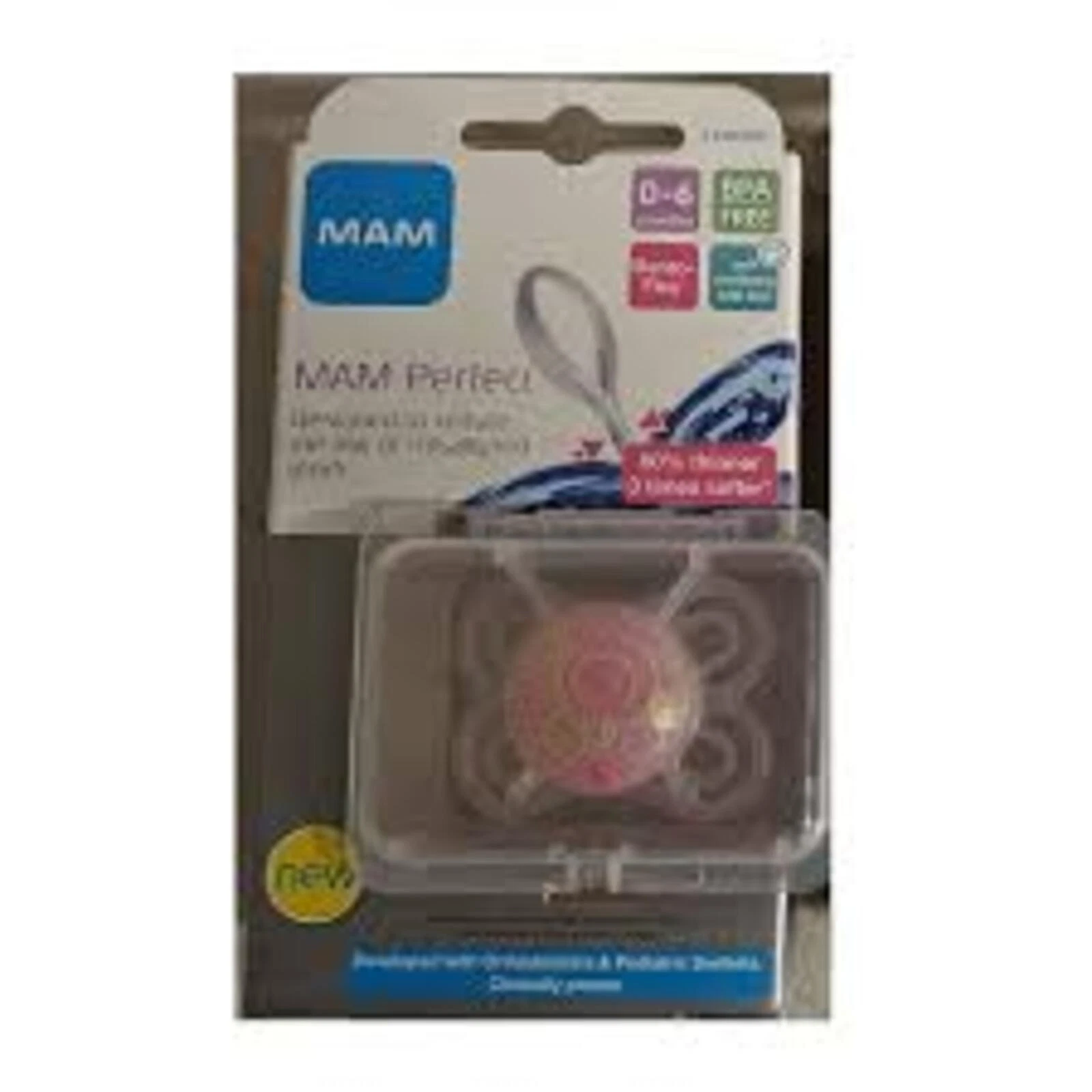 new MAM Perfect Silicone Pacifier Assorted Colors 0-6 Months
Opens in a new window or tab