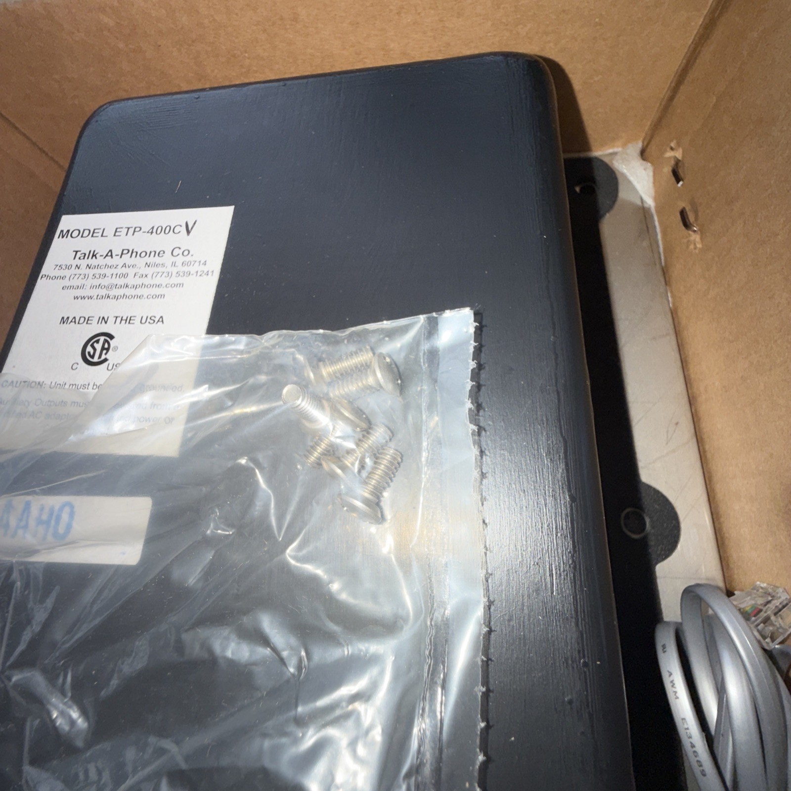 Talk-A-Phone ETP-400CV Emergency and Information Phone