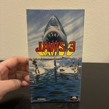 Jaws 3 (VHS, 1998) Brand New, Sealed Watermarks Universal Horror