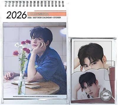 Cha Eun Woo Photo Calendar 2026 & 2027+[16P Post Card Set] K-Actor 2025.07-1