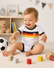 Fixoni Baby Body Deutschland Fußball Kurzarm...