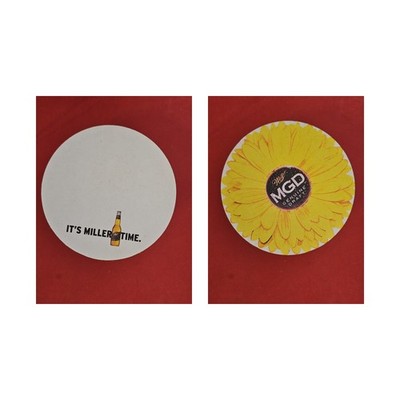 Miller MGD Genuine Draft It's Miller Time Brauerei Bierdeckel Bier