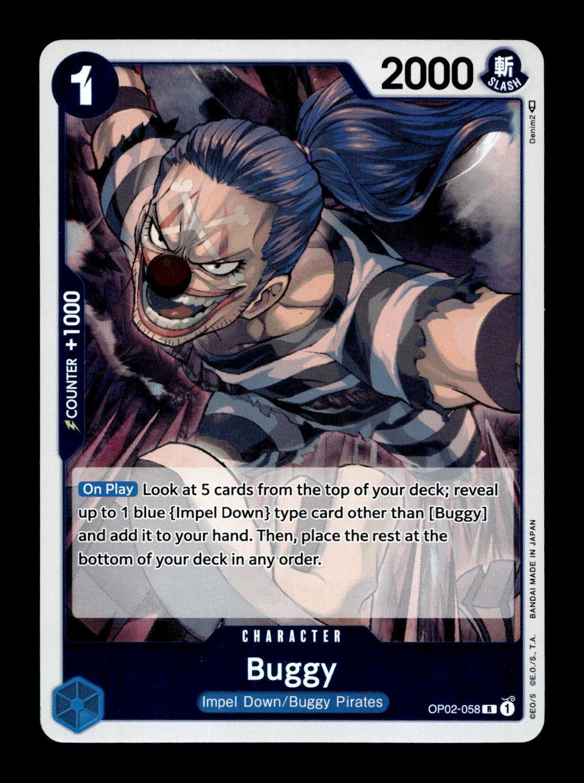 BUGGY OP02-058 FOIL 2023 PARAMOUNT WAR ONE PIECE