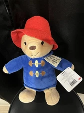 Paddington Bear Plush Blue Coat Red Hat Stuffed Animal Toy 12" Kohls Cares