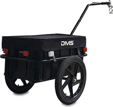 DMS® Fahrradanhänger Lastenanhänger Transportanhänger Anhänger 70L Handwagen