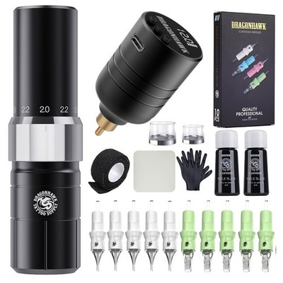 Dragonhawk Tattoo Kit Tour Y23 Wireless Replaceable B2 Battery Pro Aritsts Women