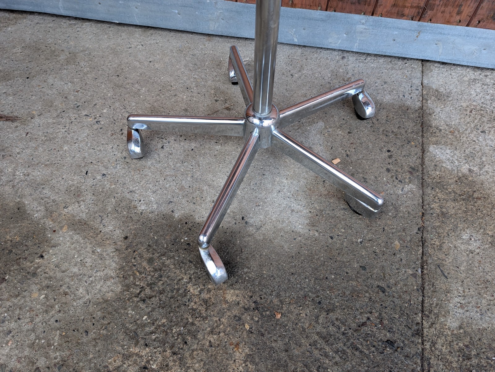 Vintage Office Chair Swivel Chair Vinyl Manager Chair Architects 70er Cognac thumbnail 5