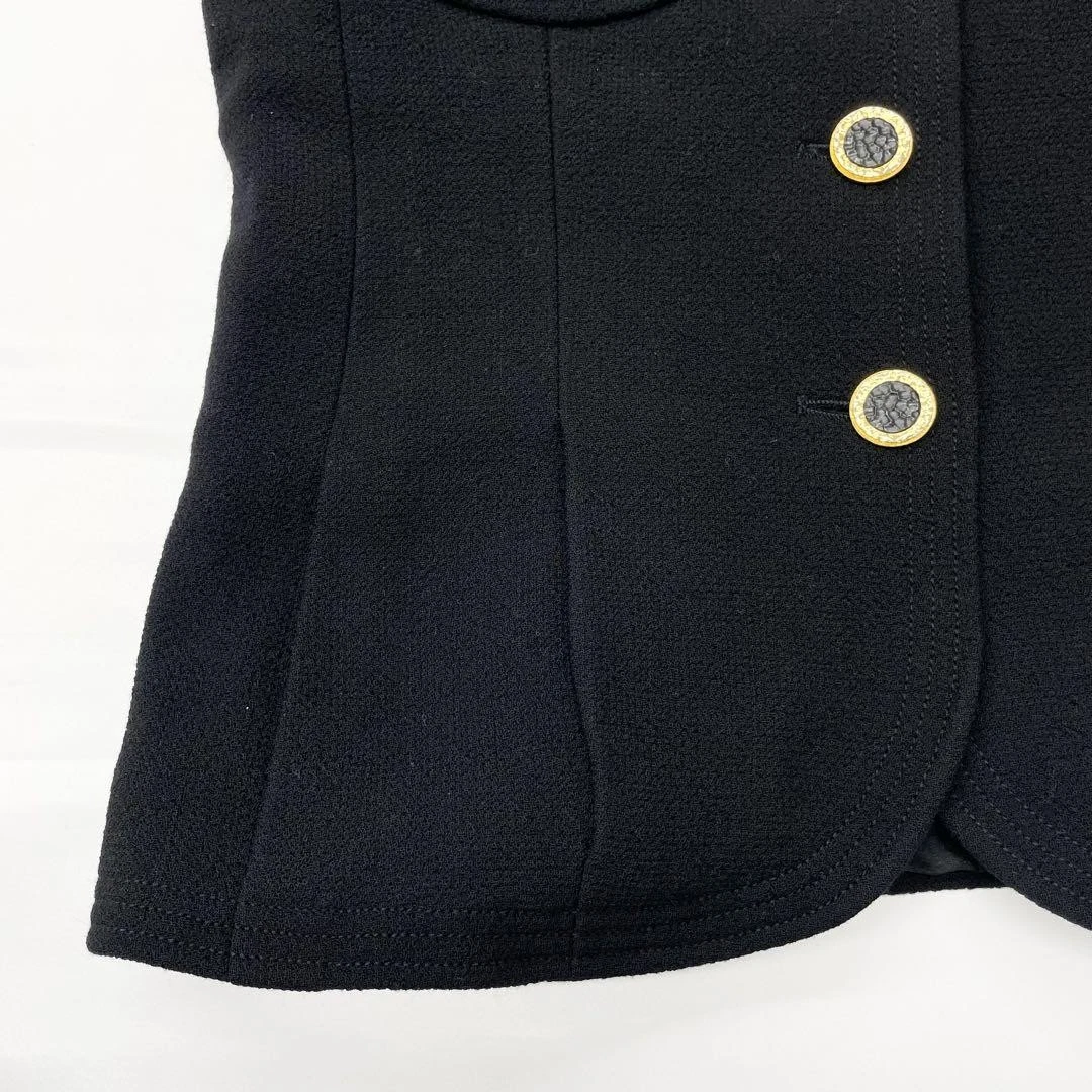 Giacca CHANEL bottoni oro blu navy 36