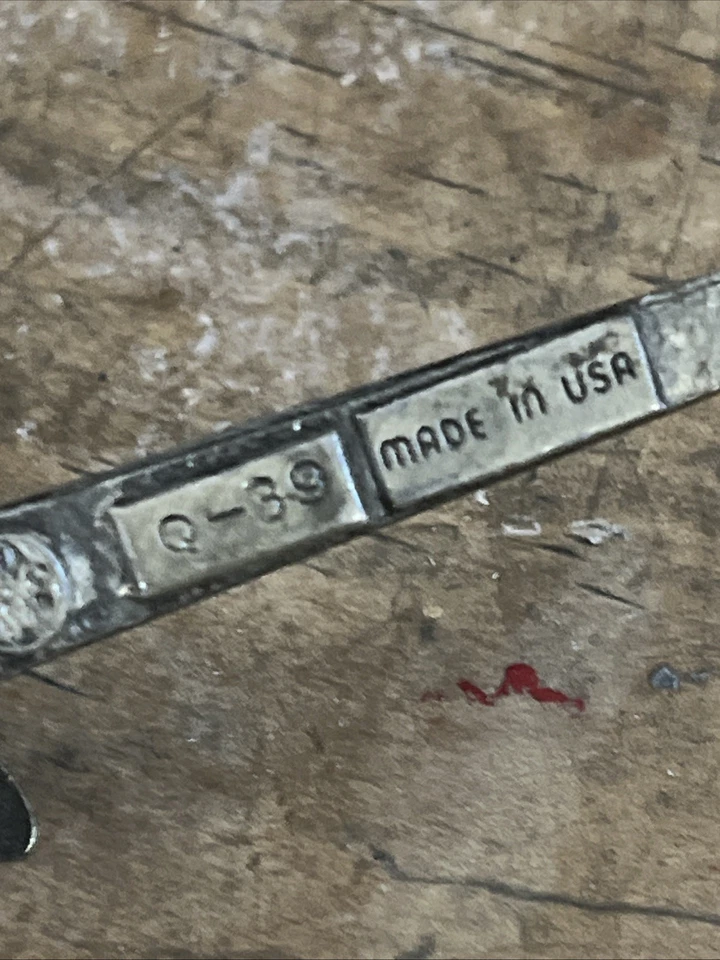 Antiguo 1979 Bergamota B-17 Bombardero Hélices de Avión Giratorio Hecho en EE. UU. Hebilla de Cinturón Foto 3 de 4