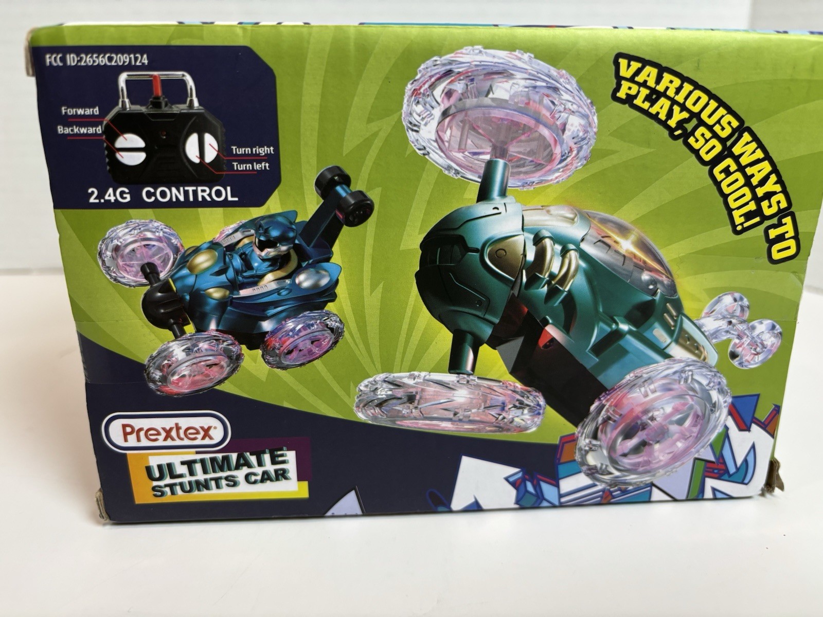 For 3+ Pretex 360 Degree Spinning 2.4g Green