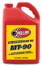 Red Line MT-90 75W90 Manual Transmission Gear Oil GL-4 Case of 4 x 1 Gallon