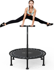 Foldable Mini Trampoline, 40" Rebounder Trampoline for Adults Kids, 450lbs