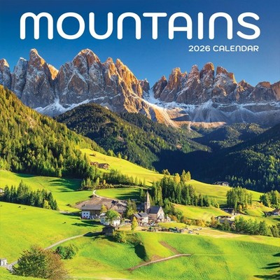 TF Publishing 2026 Mountains Wall Calendar - Large Grids for Appointments and...