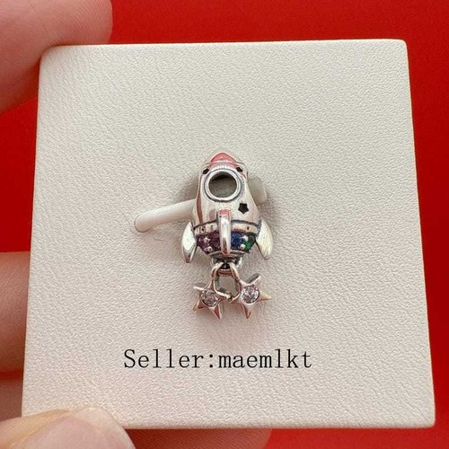 New 925 Sterling Silver Space Love Rocket Charm,Charm for bracelet,792831C01