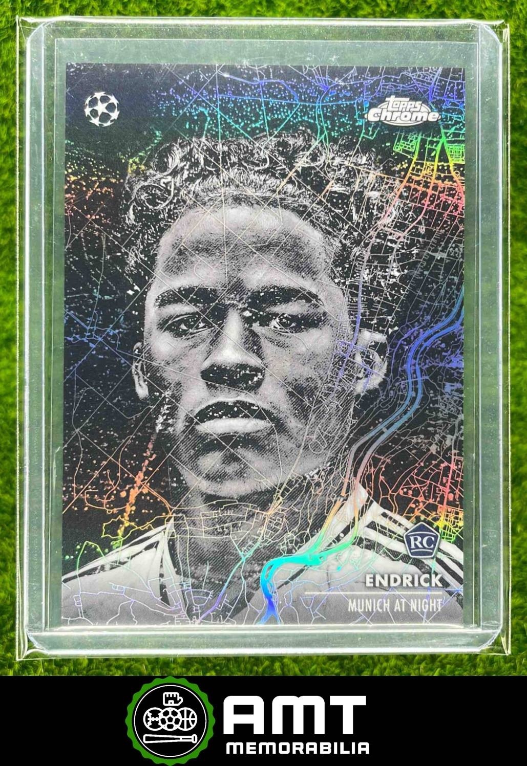 Endrick RC 2024-25 Topps Chrome UEFA CC Munich at Night Real Madrid C.F. #MN-2