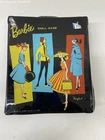 vintage 1961 Mattel black vinyl Ponytail Barbie doll carrying case.