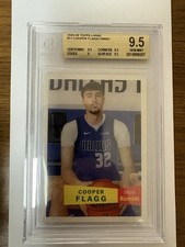 2025-26 Cooper Flagg Topps Living Set RC #11 BGS 9.5 Gem Mint Dallas Mavericks